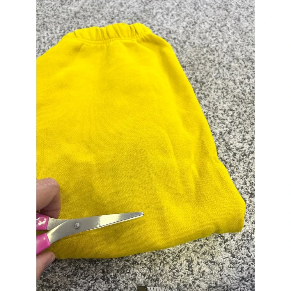 Lululemon Scuba Oversized Jogger Yellow Fleece Sweatpants XS LW5GLUS